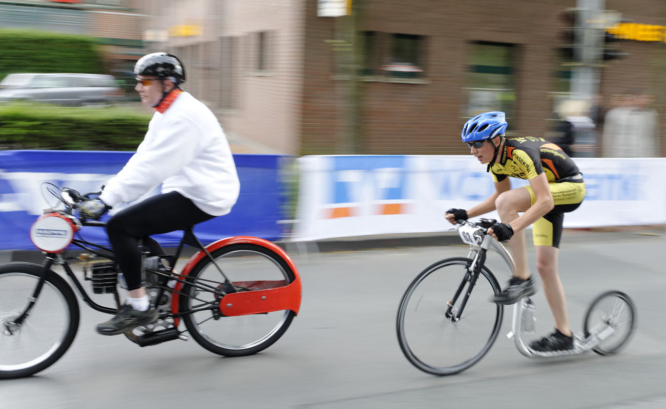 footbike mit derny