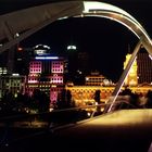 Footbridge über Yarra River in Melbourne