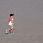 Footing sur a plage