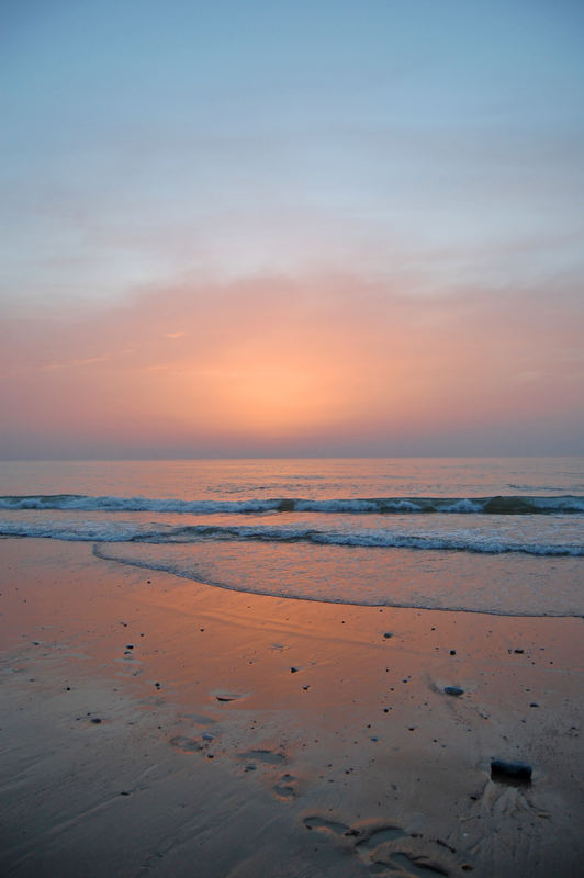 ...footprint in the sand...