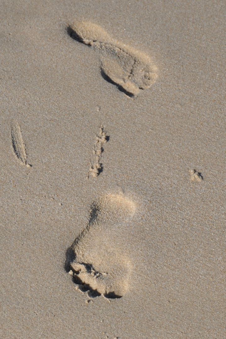 Footprints from the other side