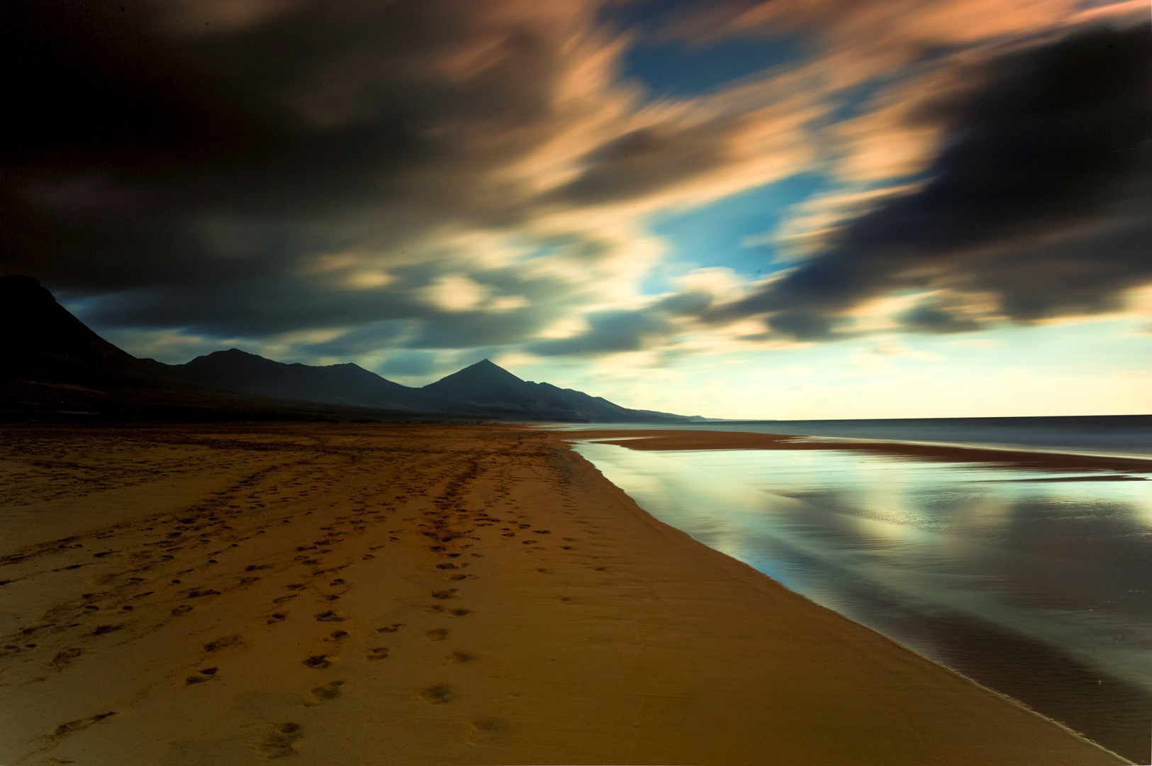 ...footprints in the sand....