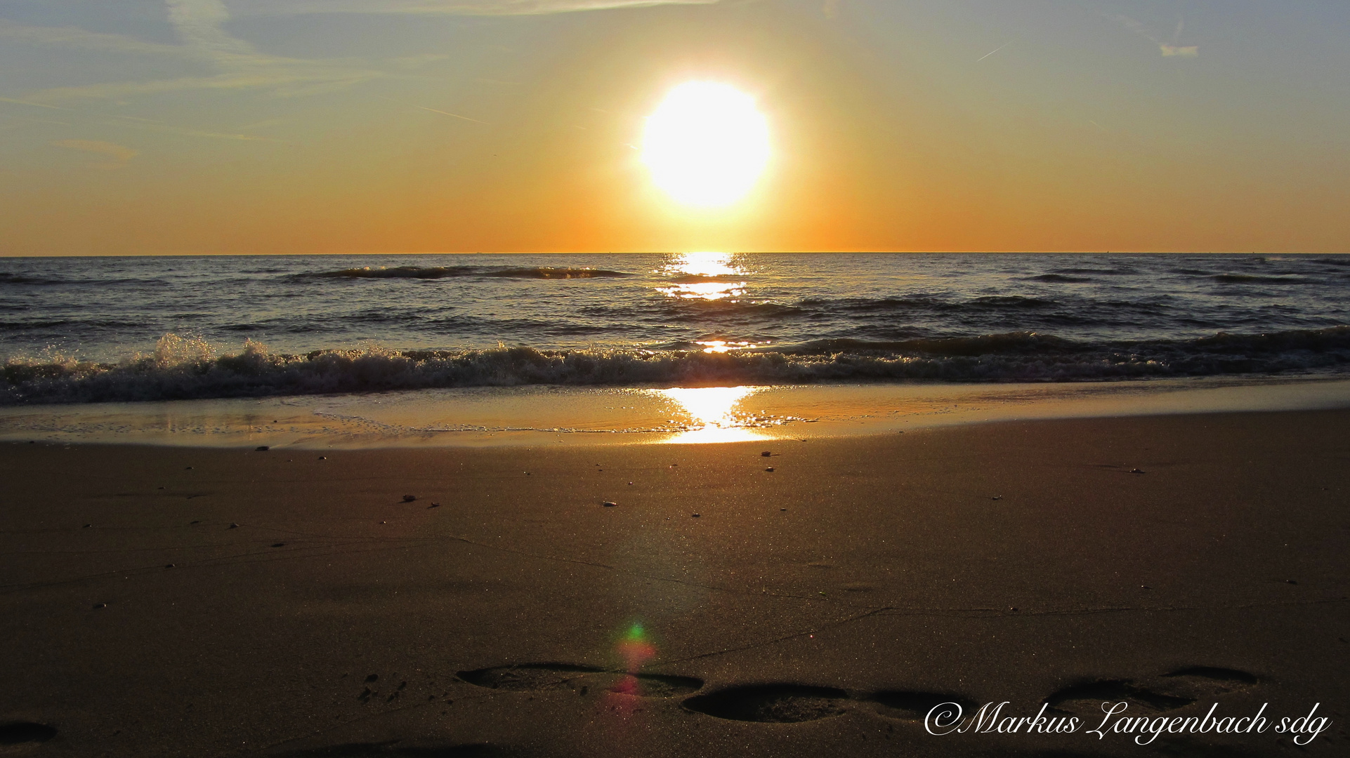 Footprints in the Sunset