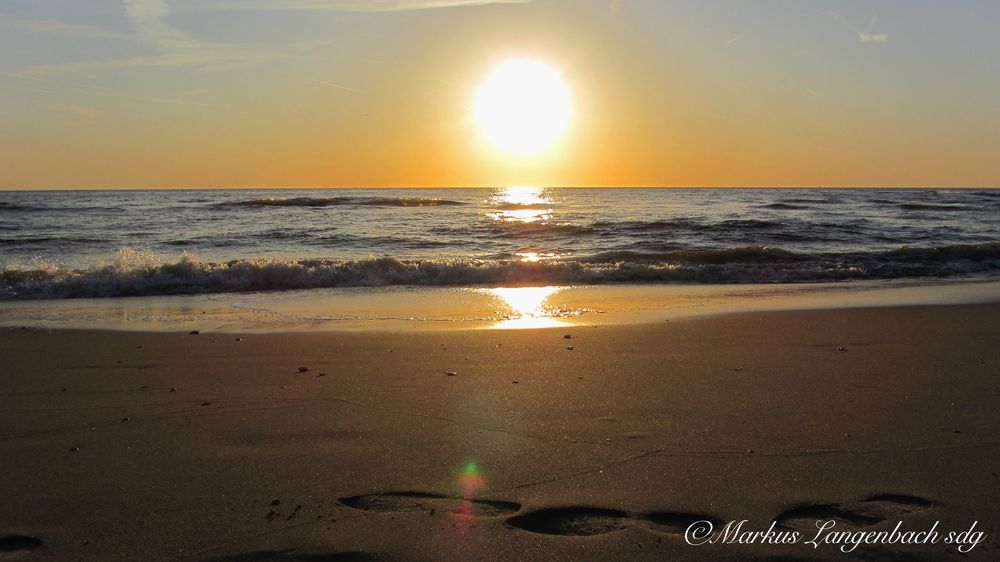 Footprints in the Sunset