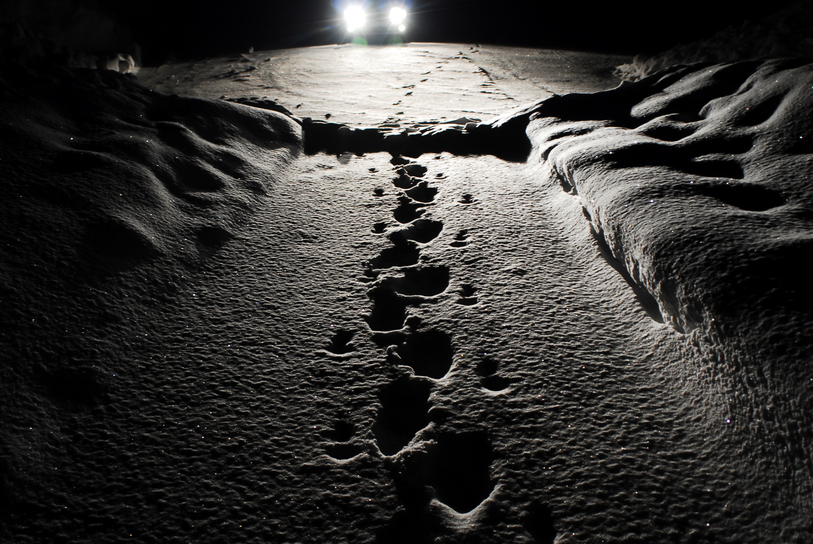 Footstep in the Snow