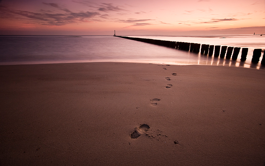 Footsteps...