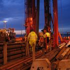 Forage dans le Port de Dunkerque