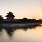 Forbidden city at dusk