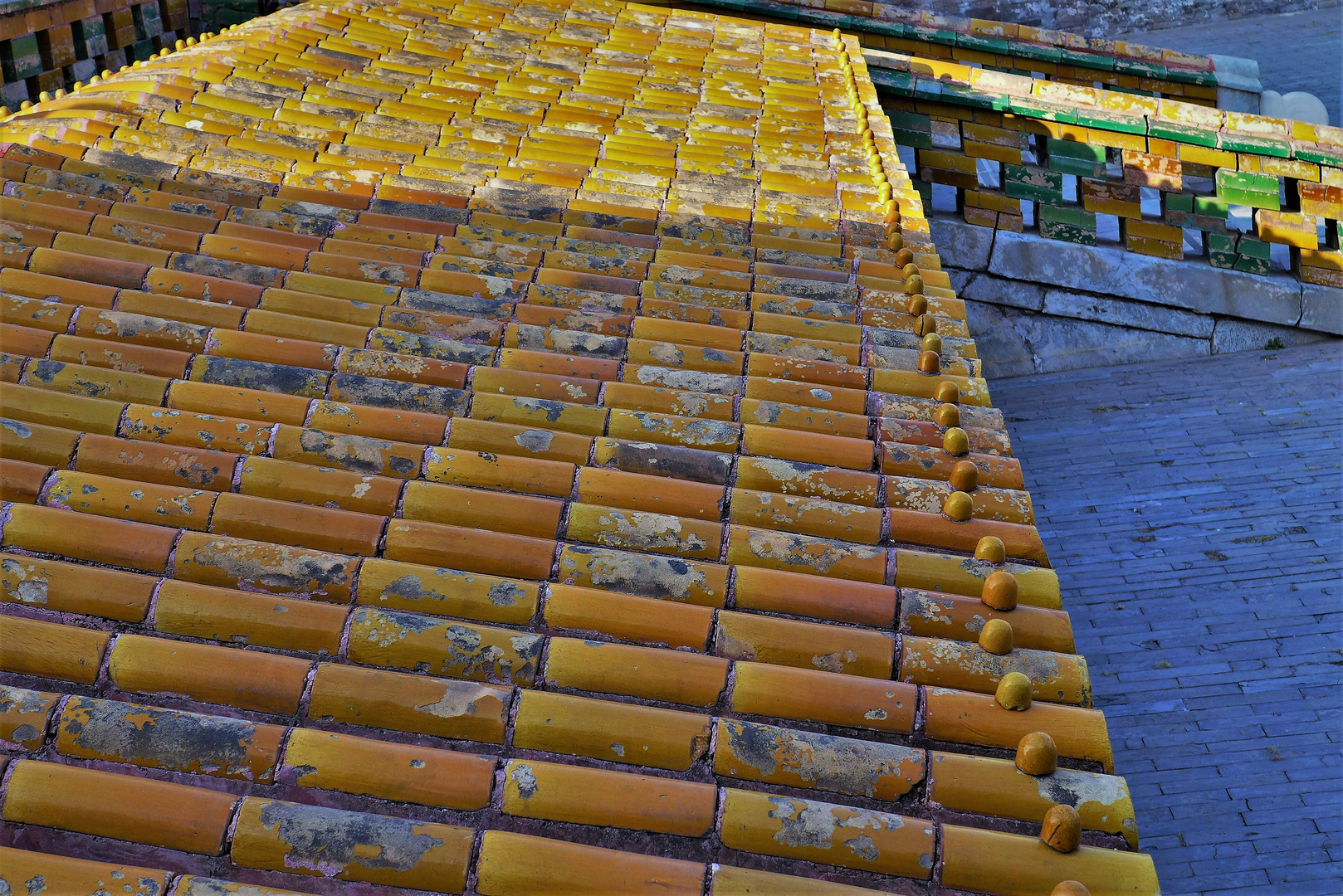 Forbidden City roofs detail.