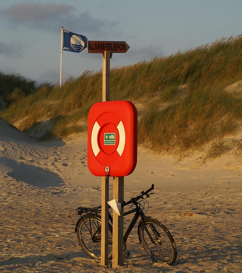 Forbindskasse am Vejers Strand