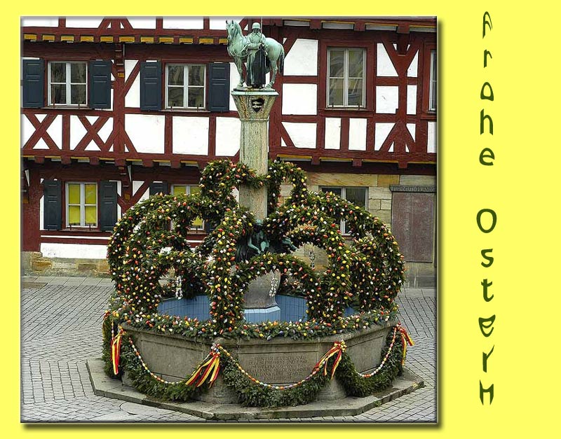 Forchheimer Osterbrunnen von Gerdi Hübner