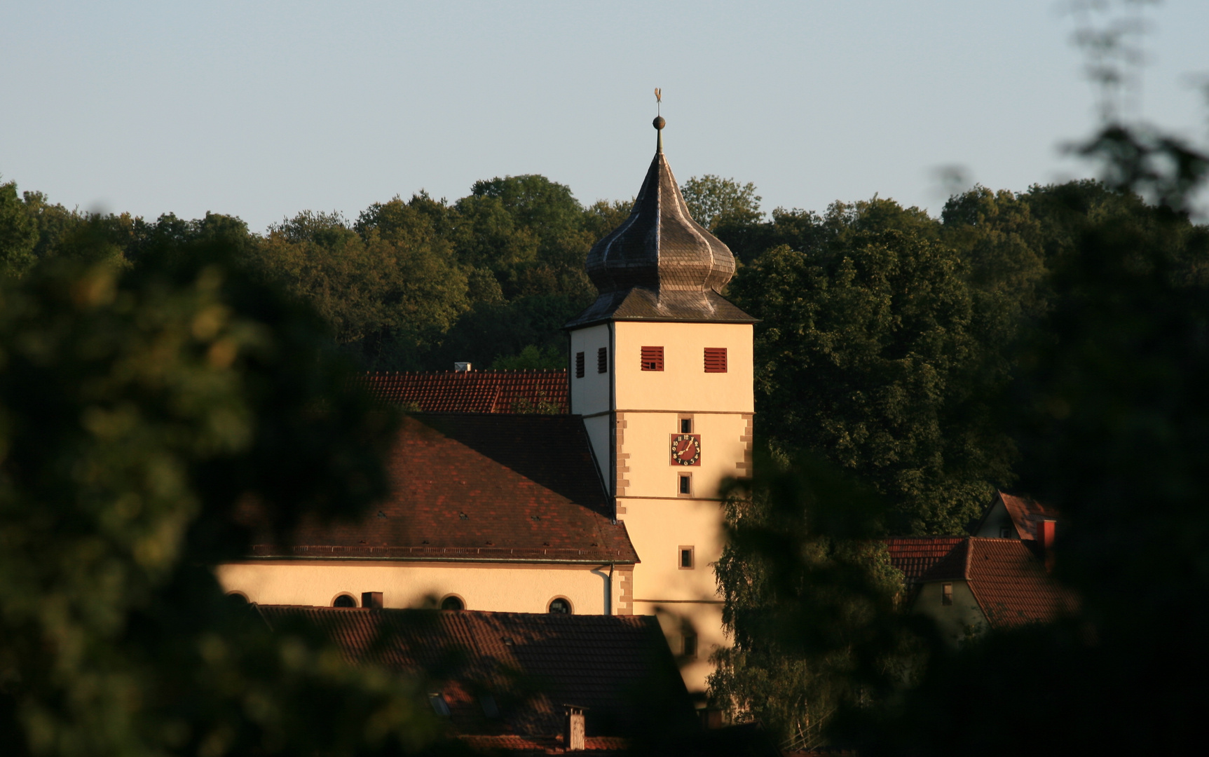 Forchtenberg "Ev. Michaelskirche in der Abendsonne"