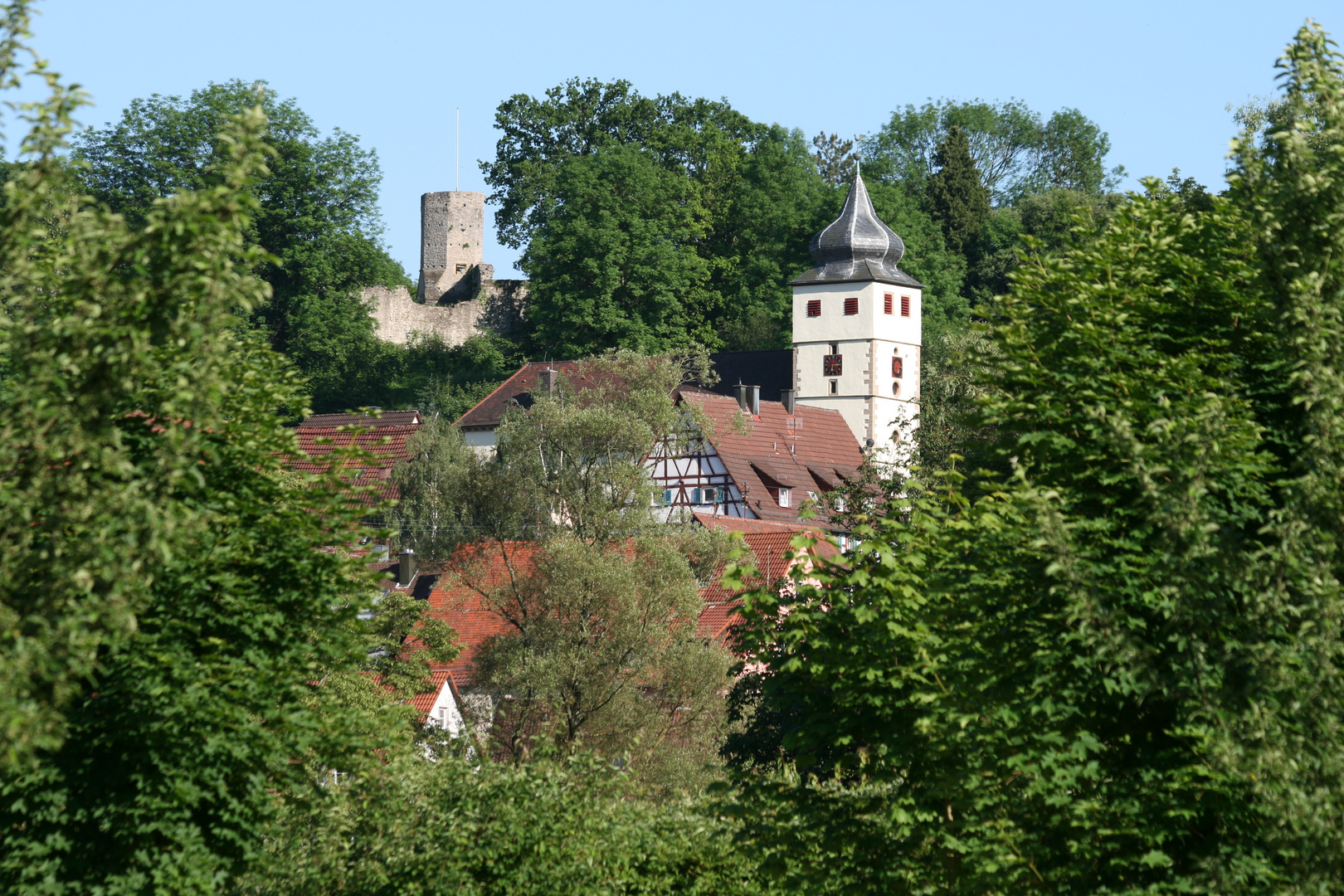 Forchtenberg "Kirche und Schlossruine"