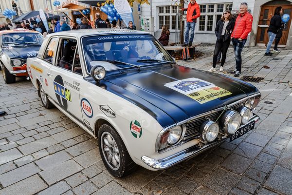 Ford Cortina in der Rallyeversion