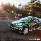 Ford Fiesta R5 im Gegenlicht