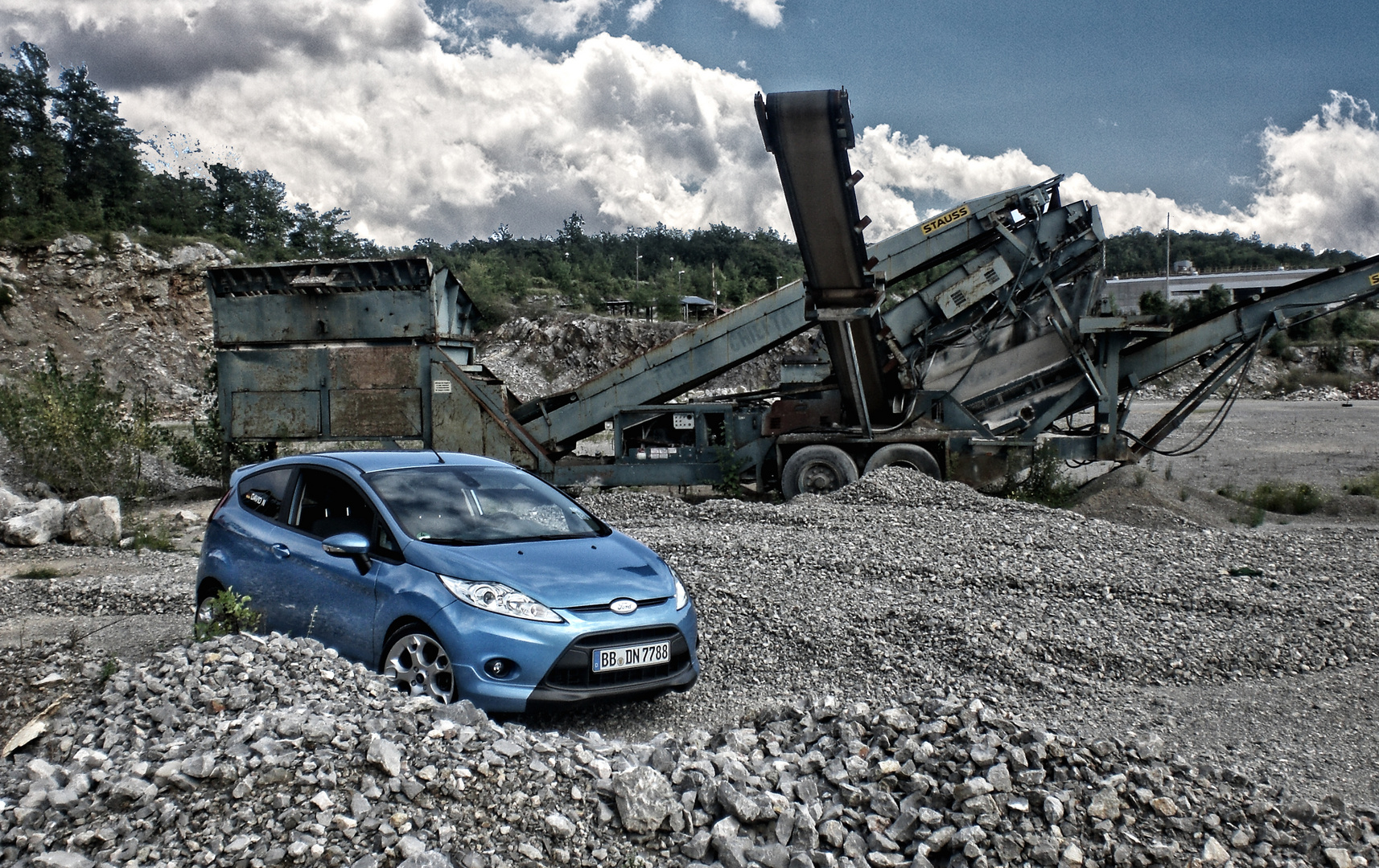 Ford Fiesta Sport und Photoshop