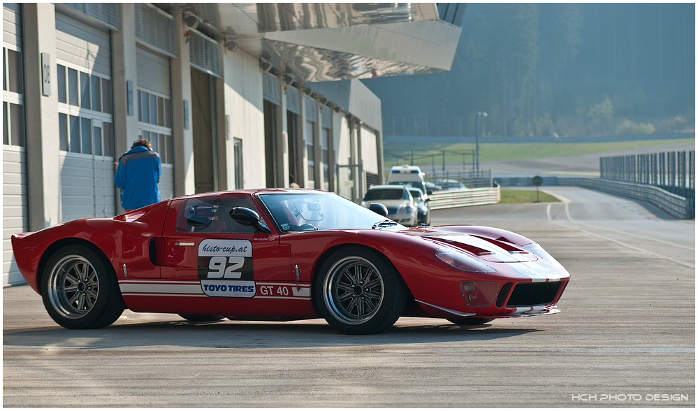 Ford GT40 im Morgenlicht