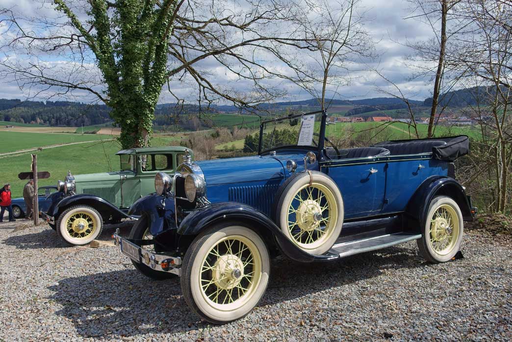 Ford Model A - Oldtimer auf Schloß Guteneck