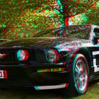 Ford Mustang  1.Preis Tombola (Farbanaglyphe rot/cyan -dubois)