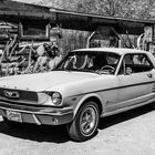 Ford Mustang auf der ehemaligen Route 66