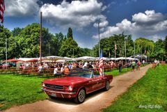 Ford Mustang Treffen Gustavsburg Juli 2009