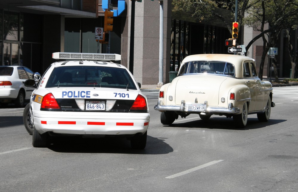 Ford Police Interceptor auf der 6th Street in Austin/Tx