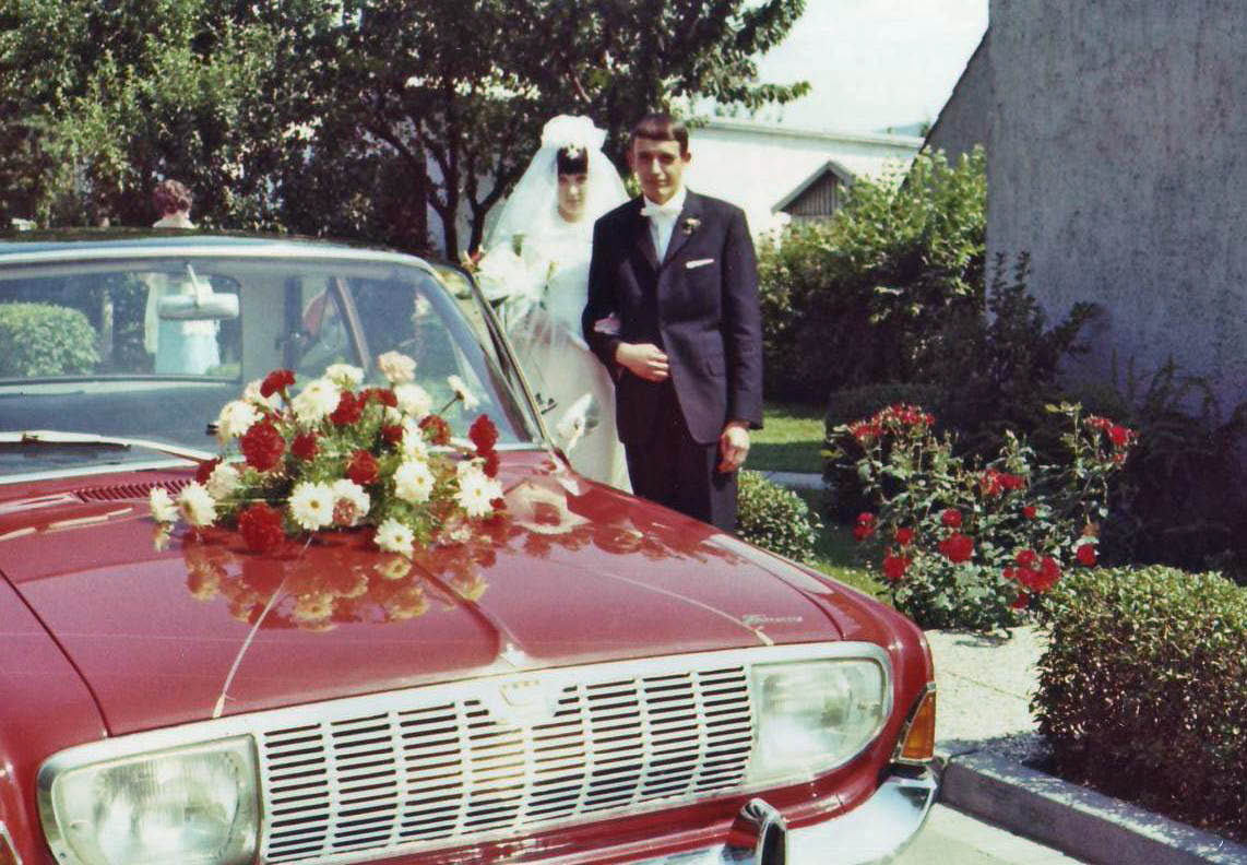 Ford Taunus P5 17M als Hochzeitsauto