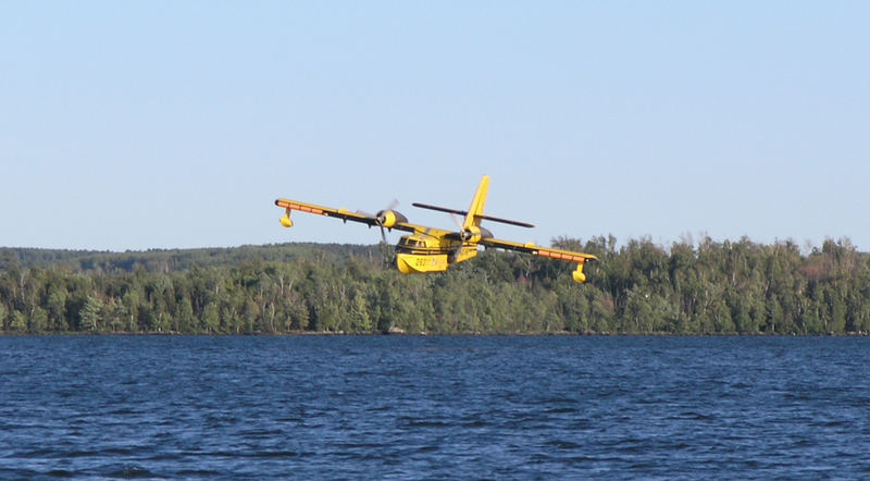 Forest Fire Fighting Plane