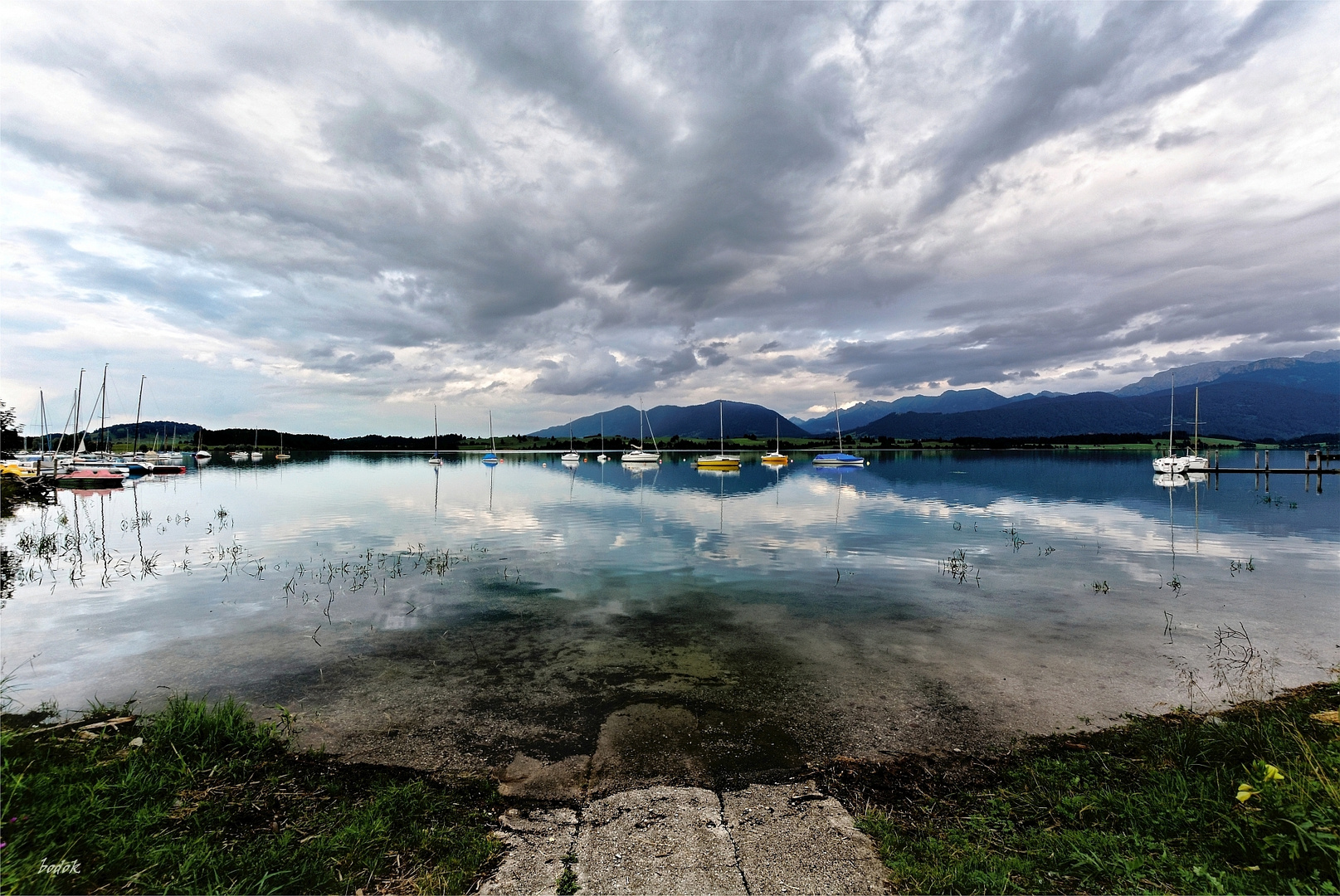  Forggensee am Abend