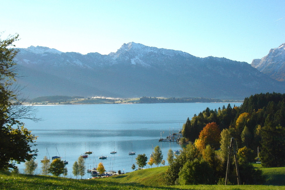 Forggensee im eiskalten Herbstmorgen - 20081004