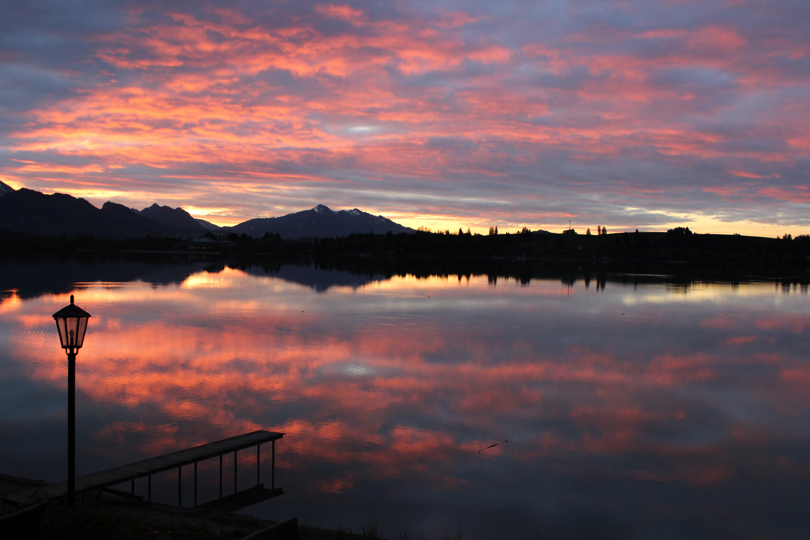 Forggensee Sonnenuntergang 2