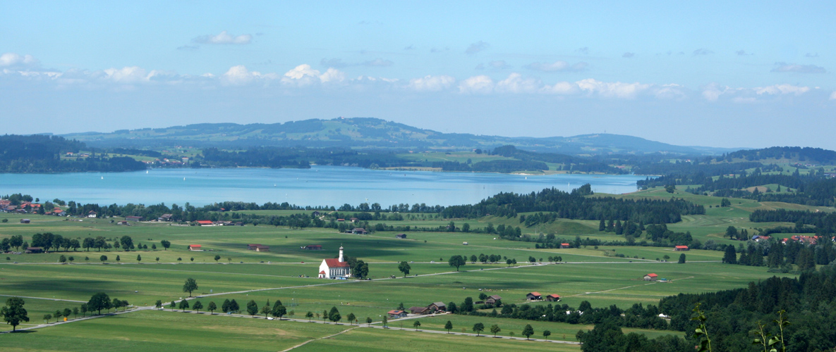 Forggensee und St. Coloman