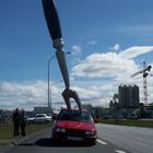 fork in car