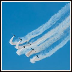 Formationsflug Patroulie aus Frankreich