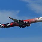 Formel 1- Flieger von Etihad