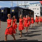 Formel 1 Grid Girls im Paddock am Hockenheimring