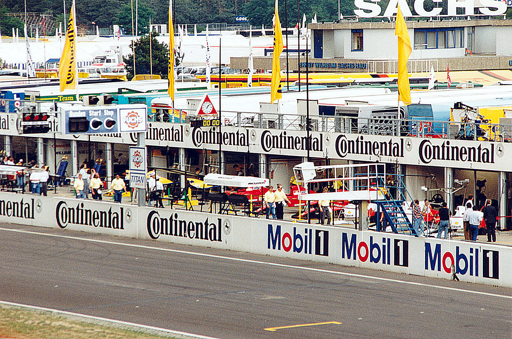 Formel-1-Startanlage am Hockenheimring