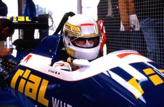 Formel 3.Fahrer :Michael Bartels testet Rial Formel 1 am 14.Juli 1988