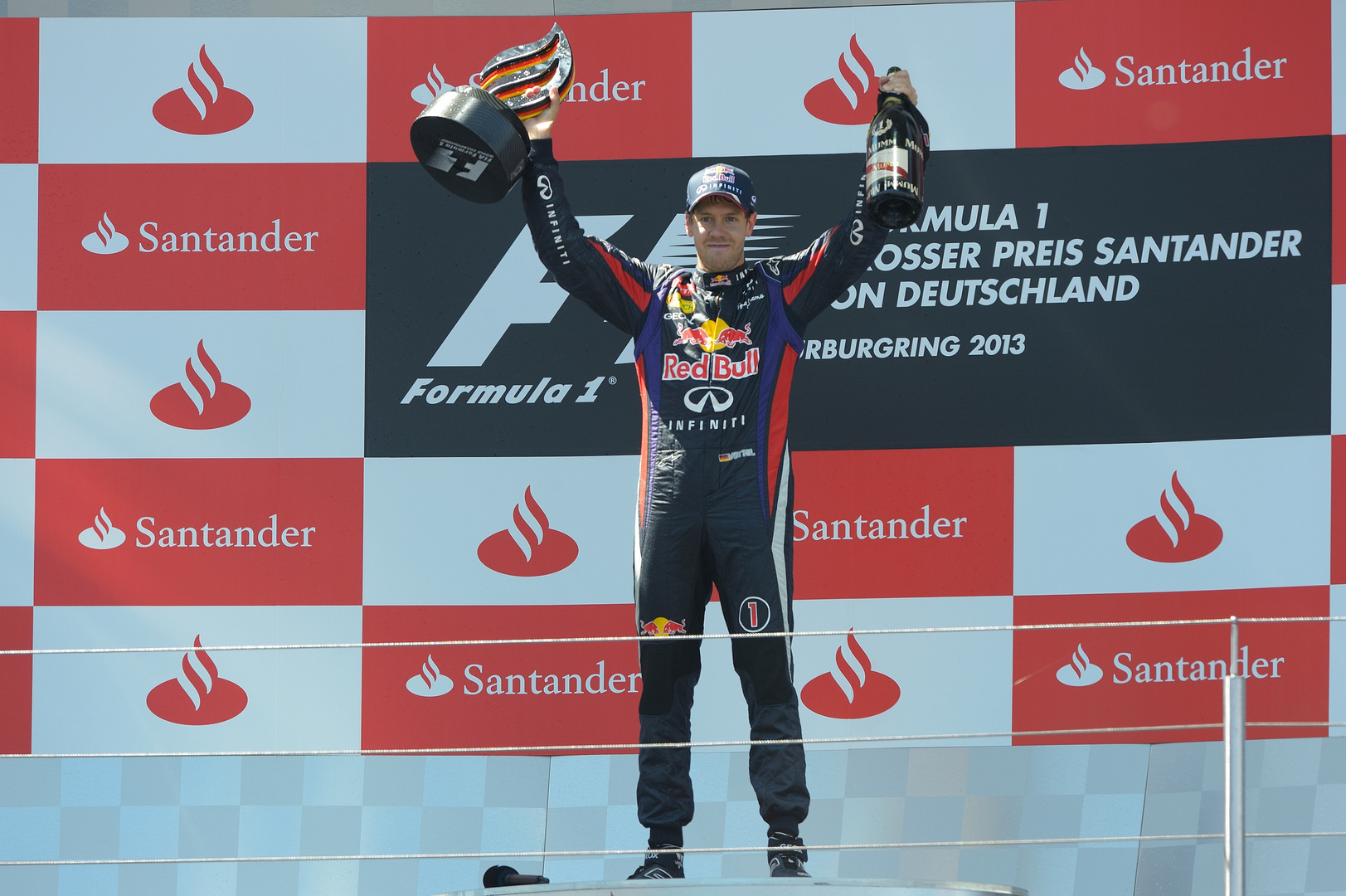 Formel1 Nürburgring Sieger 2013 Sebastian Vettel