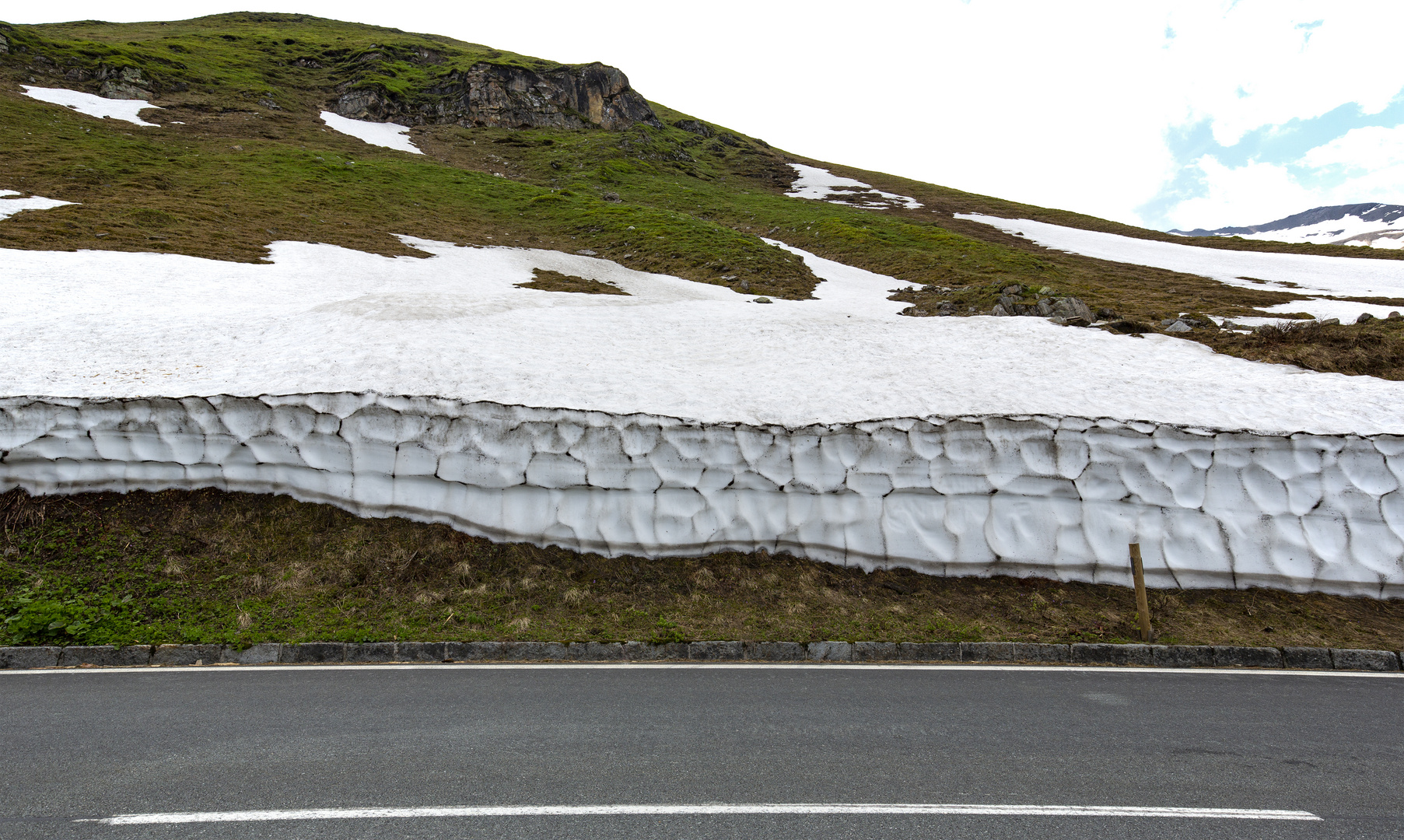 Formen der Schneeschmelze am Großglockner