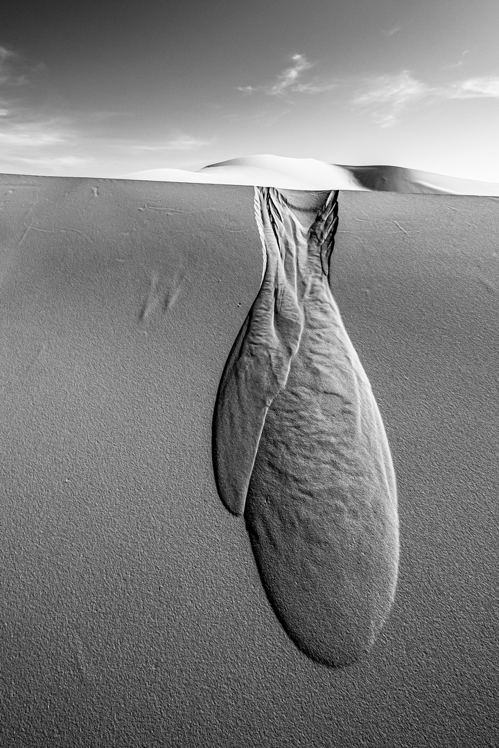 Formen im Sand