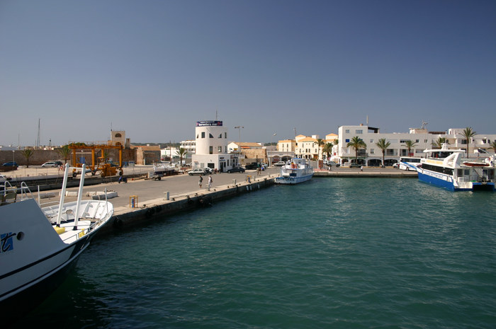 Formentera Harbour Entry