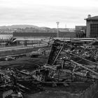 Former Arcelor power station in Avilés, Northern Spain.