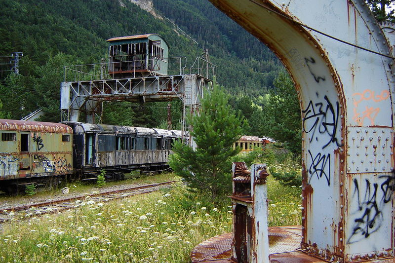 Former international railway station at Canfranc, Spain.