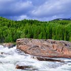 Formofossen stolon, North-Trøndelag, river Sanddøla, Grong municipality