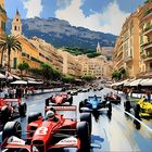 Formule 1 à Monaco der F 1 Rennzirkus