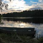 Fornebodasjön am Abend