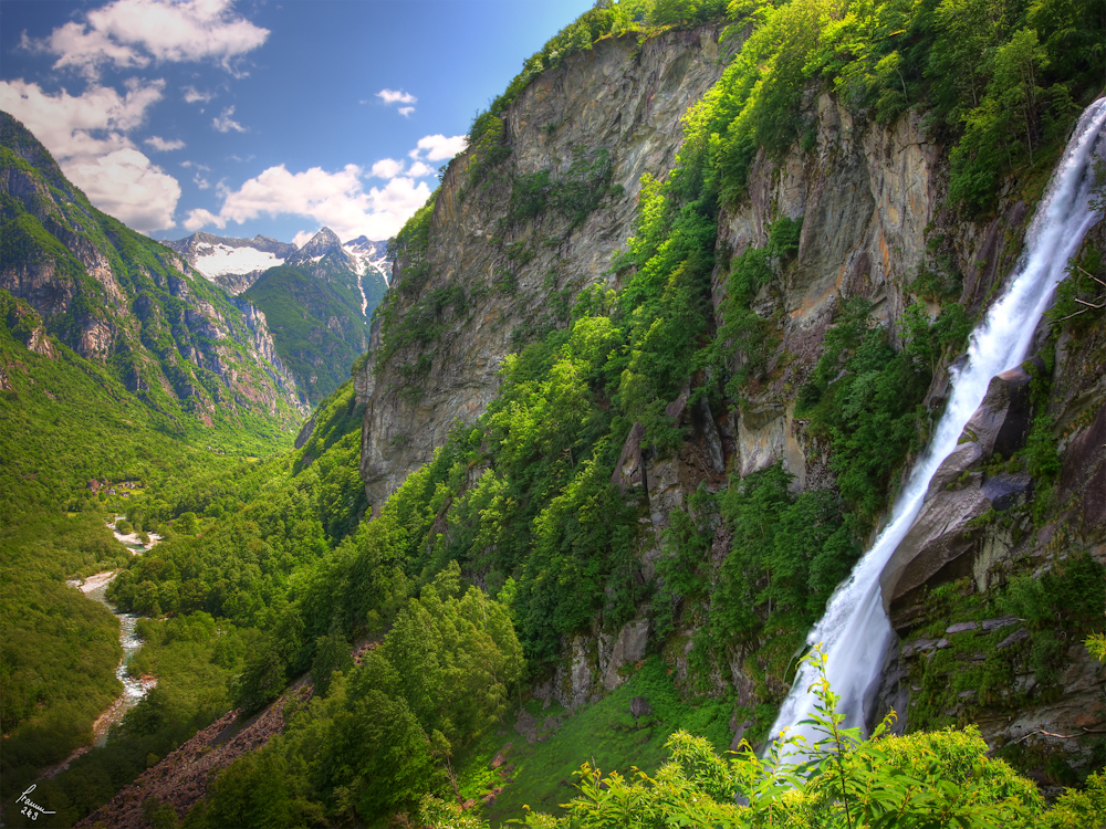 Foroglio Wasserfall