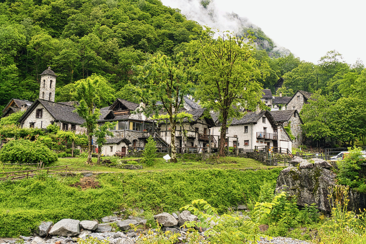 Foroglio Waterfall Tessin