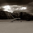 Forse pioverà...,deserto del Wadi Rum